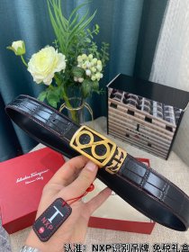 Streetwear Belt Ferragamo 319143 size:3.5cm