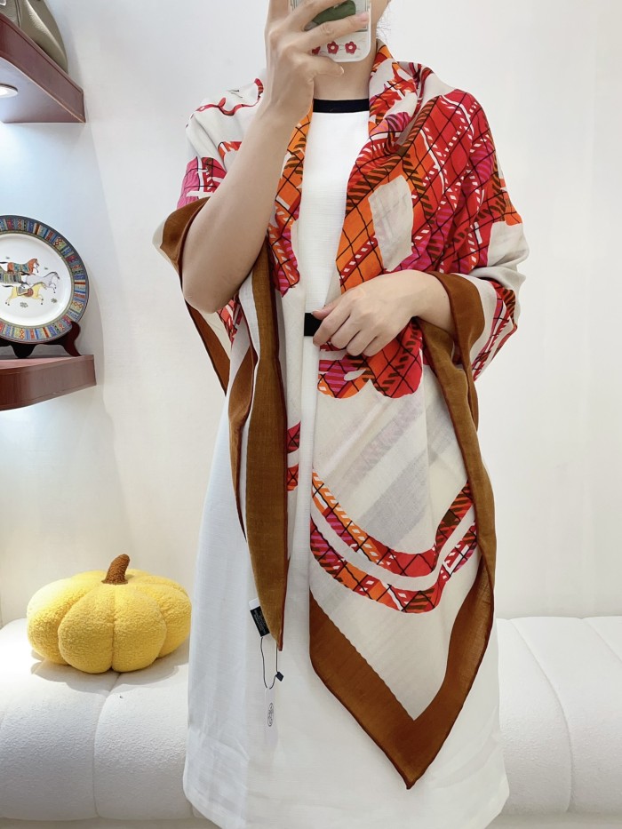 Streetwear Scarf Hermes 323764 SIZE:140cm*140cm