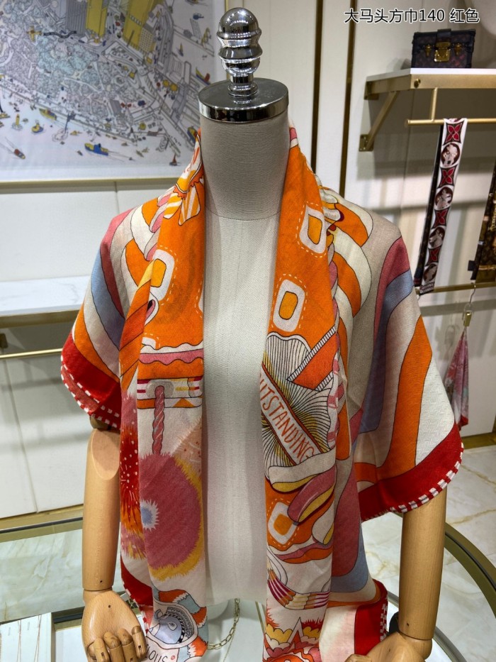 Streetwear Scarf Hermes 323747 SIZE:140cm*140cm