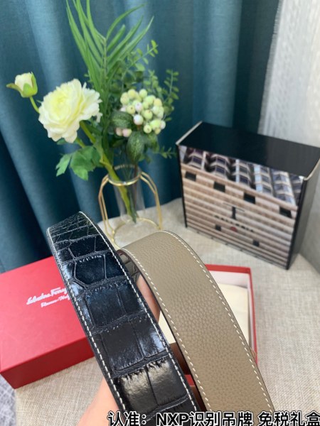 Streetwear Belt Ferragamo 319142 size:3.5cm