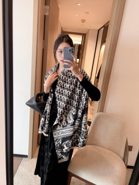 Streetwear Scarf Dior 323812 size:65.180cm
