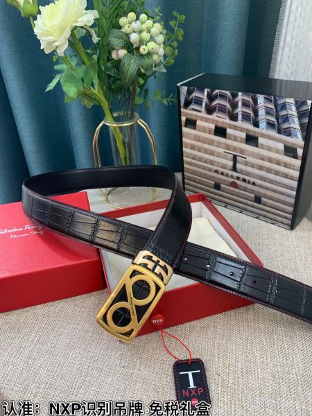Streetwear Belt Ferragamo 319143 size:3.5cm