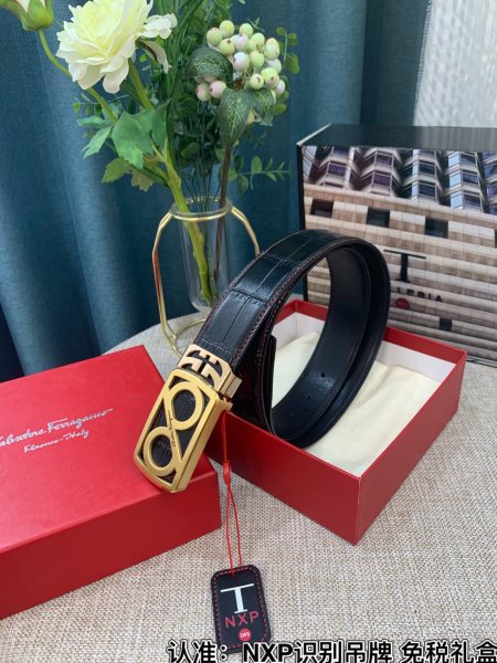 Streetwear Belt Ferragamo 319143 size:3.5cm