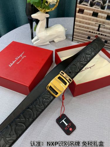 Streetwear Belt Ferragamo 319146 size:3.5cm