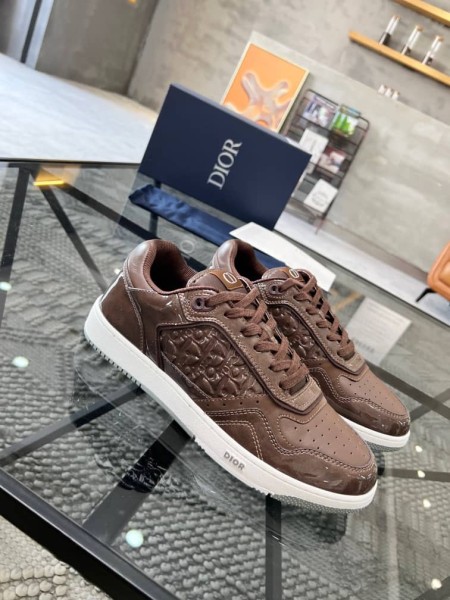 Dior B27 Low Plum Patent Dior Oblique Gravity Embossed