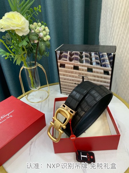 Streetwear Belt Ferragamo 319122 size:3.5cm