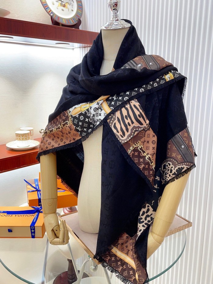 Streetwear Scarf LV 323768 SIZE:130*130cm