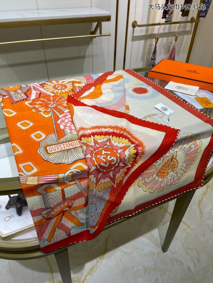 Streetwear Scarf Hermes 323747 SIZE:140cm*140cm