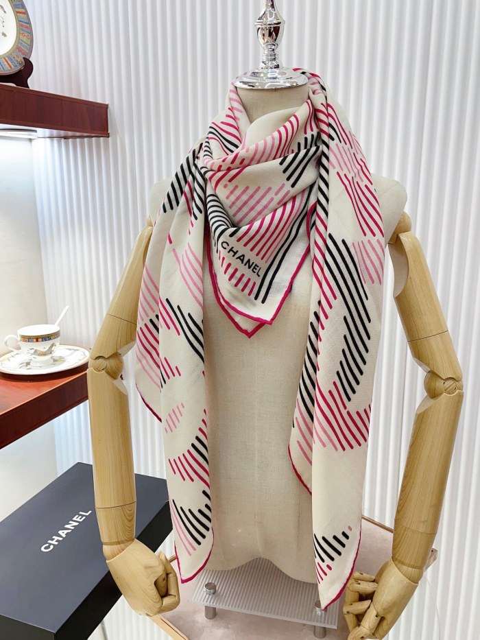 Streetwear Scarf CHANEL 323761 SIZE:140*140CM