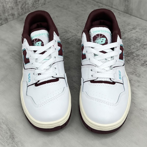 New Balance 550 Burgundy Cyan