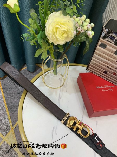 Streetwear Belt Ferragamo 319111 size:3.5cm