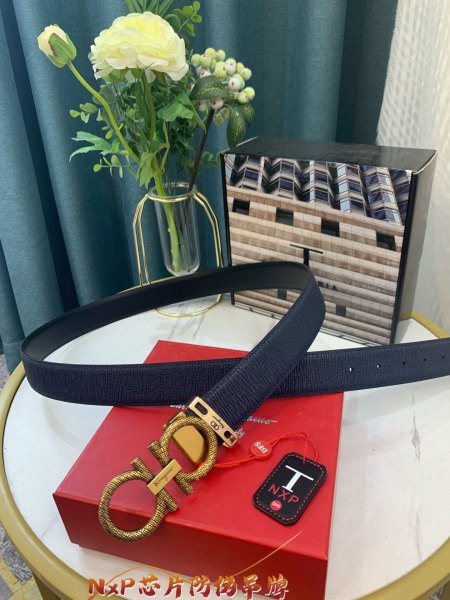 Streetwear Belt Ferragamo 319137 size:3.5cm