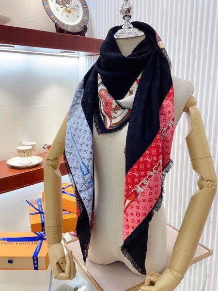 Streetwear Scarf LV 323769 SIZE:130*130cm
