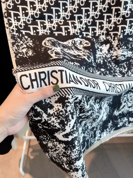 Streetwear Scarf Dior 323812 size:65.180cm