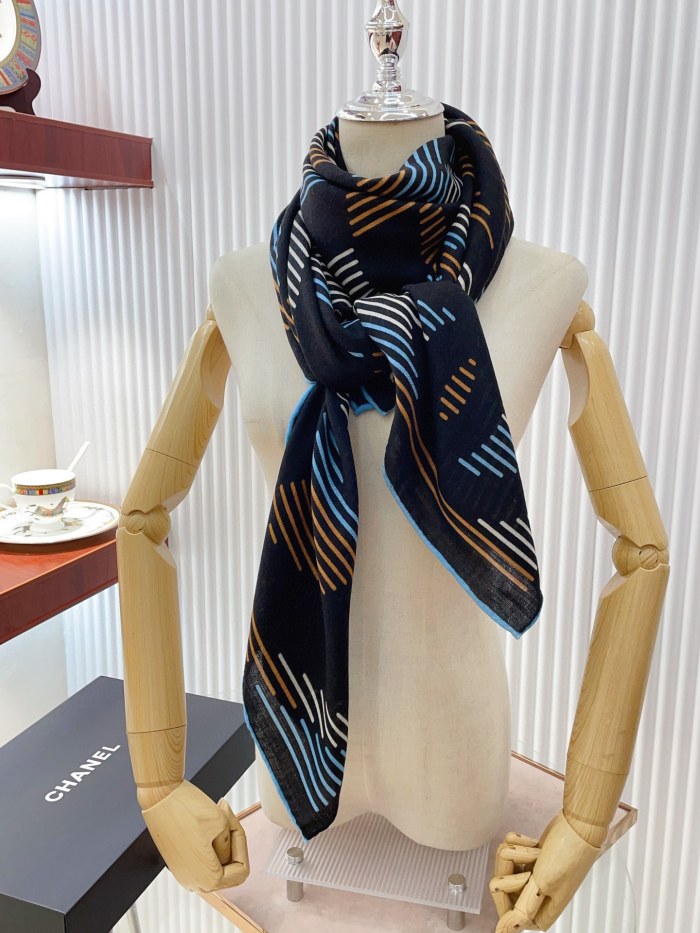 Streetwear Scarf CHANEL 323762 SIZE:140*140CM