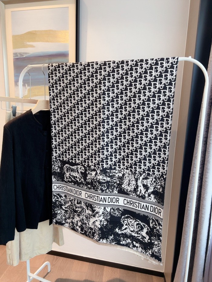 Streetwear Scarf Dior 323812 size:65.180cm