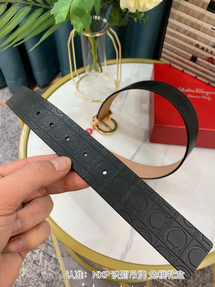 Streetwear Belt Ferragamo 319095 size:3.5cm