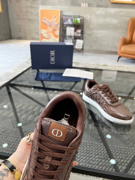 Dior B27 Low Plum Patent Dior Oblique Gravity Embossed