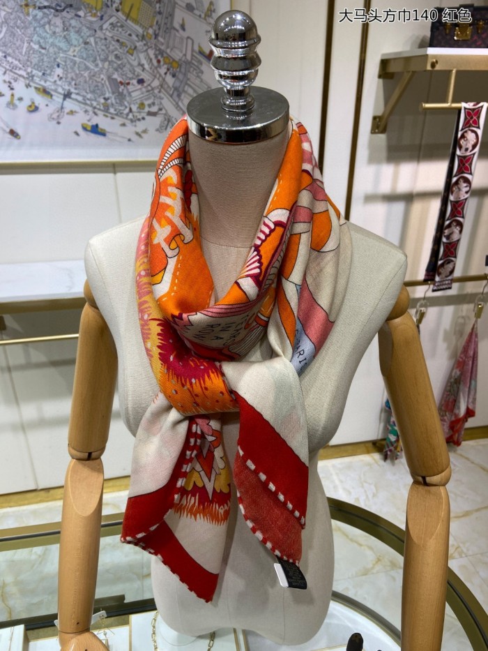 Streetwear Scarf Hermes 323747 SIZE:140cm*140cm