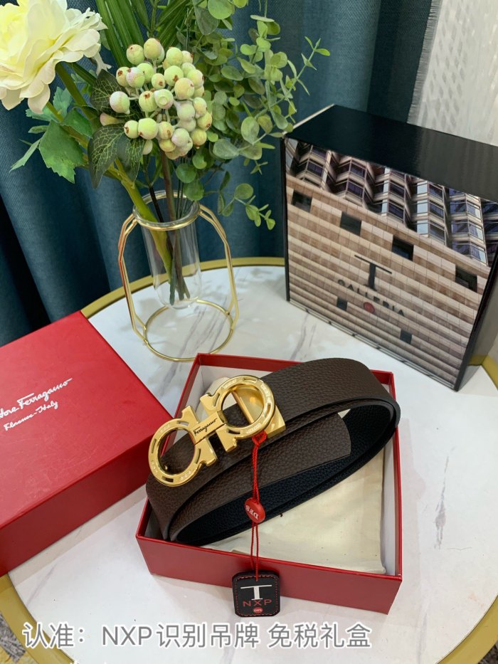 Streetwear Belt Ferragamo 319126 size:3.5cm