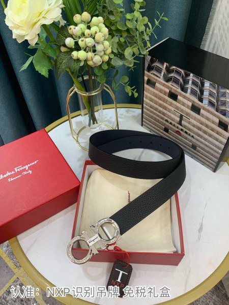 Streetwear Belt Ferragamo 319127 size:3.5cm