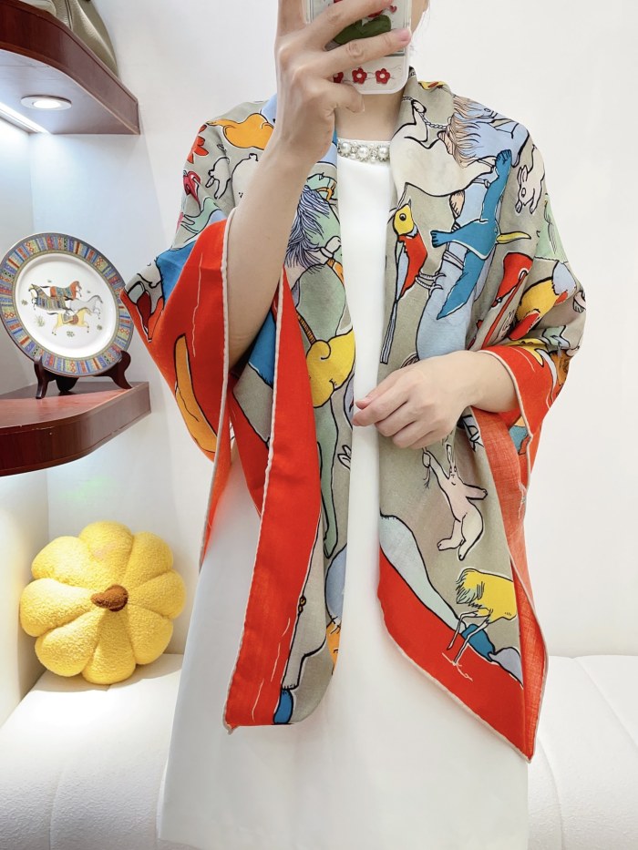 Streetwear Scarf Hermes 326591 SIZE:140cm*140cm
