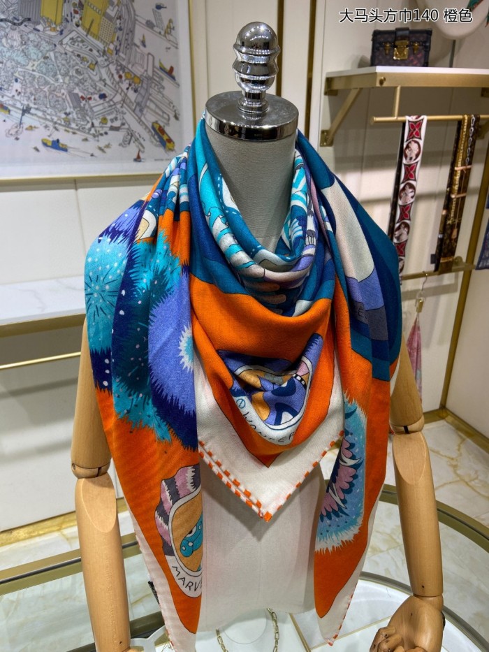 Streetwear Scarf Hermes 323745 SIZE:140cm*140cm