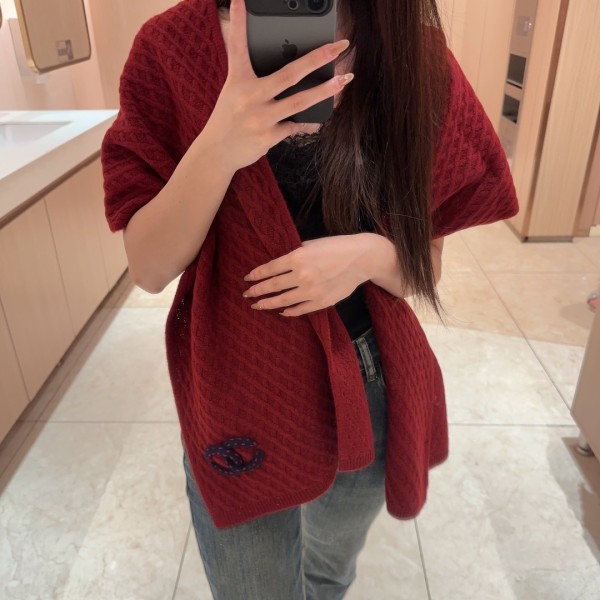 Streetwear Scarf CHANEL 323723 SIZE:33*170cm