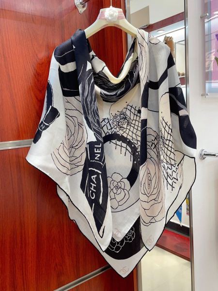 Streetwear Scarf CHANEL 326604 size：140*140cm