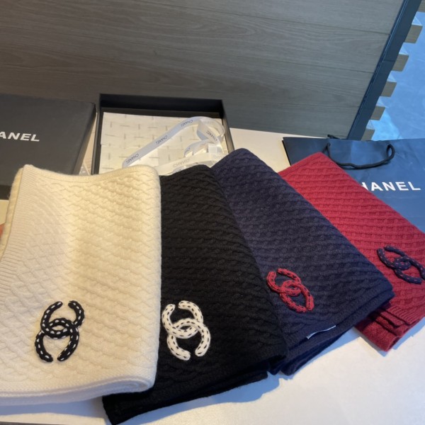 Streetwear Scarf CHANEL 323724 SIZE:33*170cm