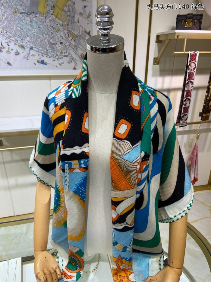 Streetwear Scarf Hermes 323744 SIZE:140cm*140cm