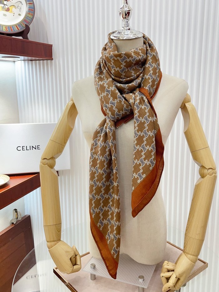 Streetwear Scarf CELINE 326608 size:135cm*135cm
