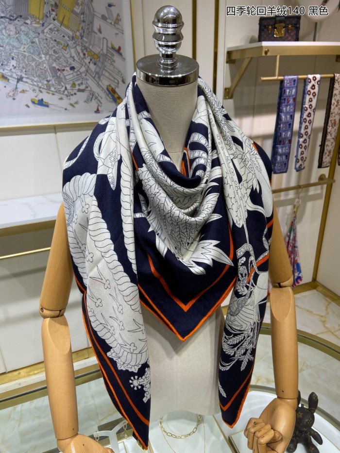 Streetwear Scarf Hermes 323735 SIZE:140cm*140cm