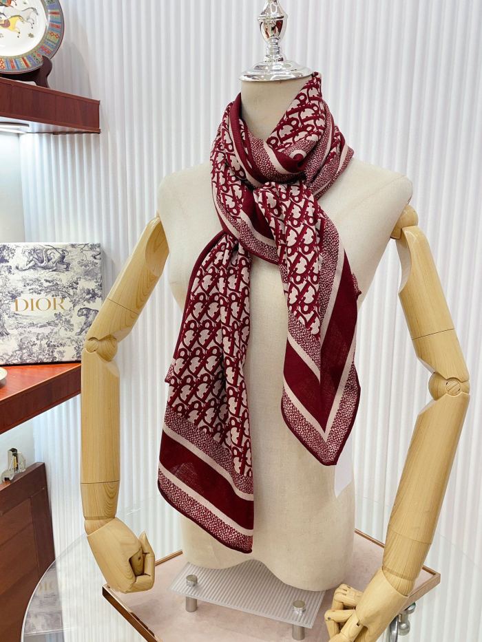 Streetwear Scarf Dior 326601 SIZE:65*185cm