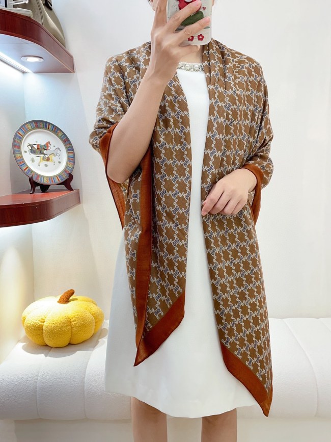 Streetwear Scarf CELINE 326608 size:135cm*135cm