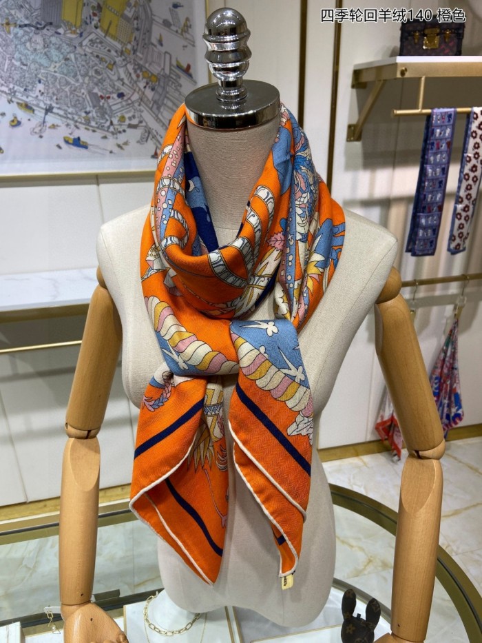Streetwear Scarf Hermes 323736 SIZE:140cm*140cm