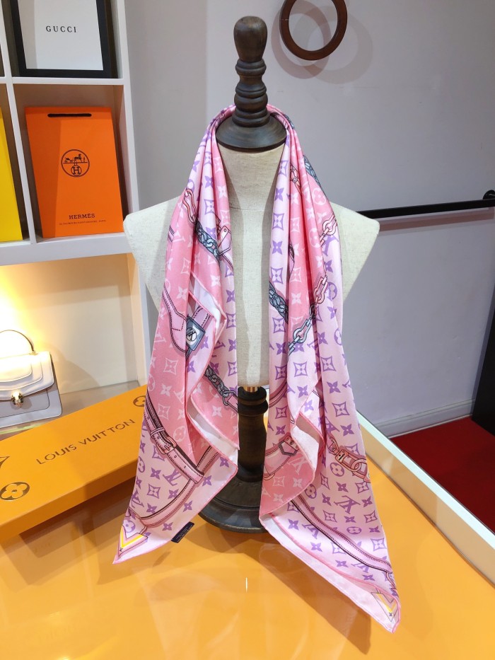 Streetwear Scarf LV 323706 SIZE:90X90cm