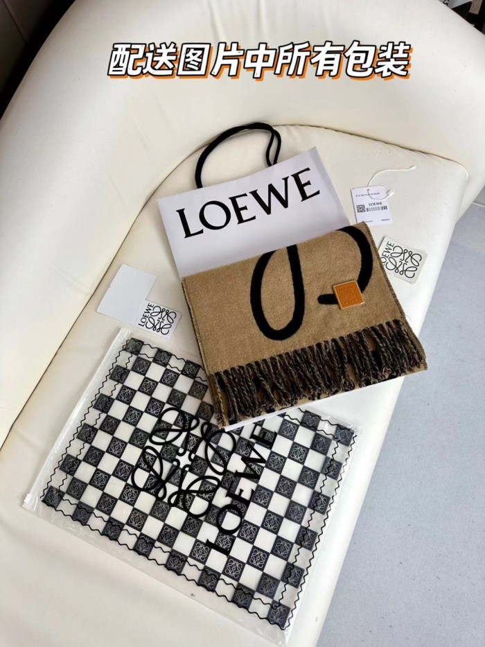 Streetwear Scarf Loewe 323667 SIZE:35 x 180cm