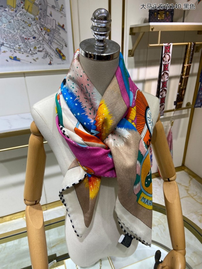 Streetwear Scarf Hermes 323746 SIZE:140cm*140cm