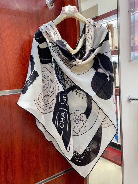 Streetwear Scarf CHANEL 326604 size：140*140cm
