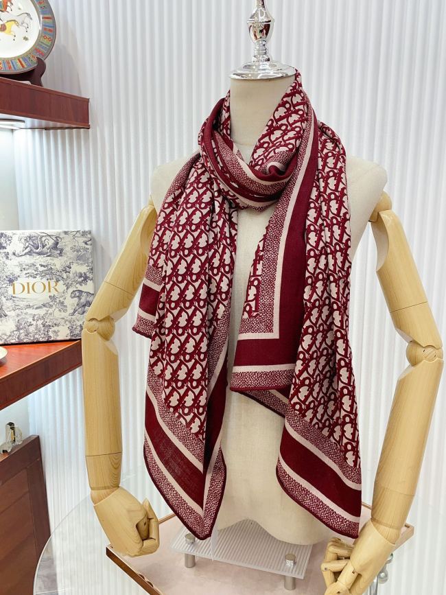 Streetwear Scarf Dior 326601 SIZE:65*185cm