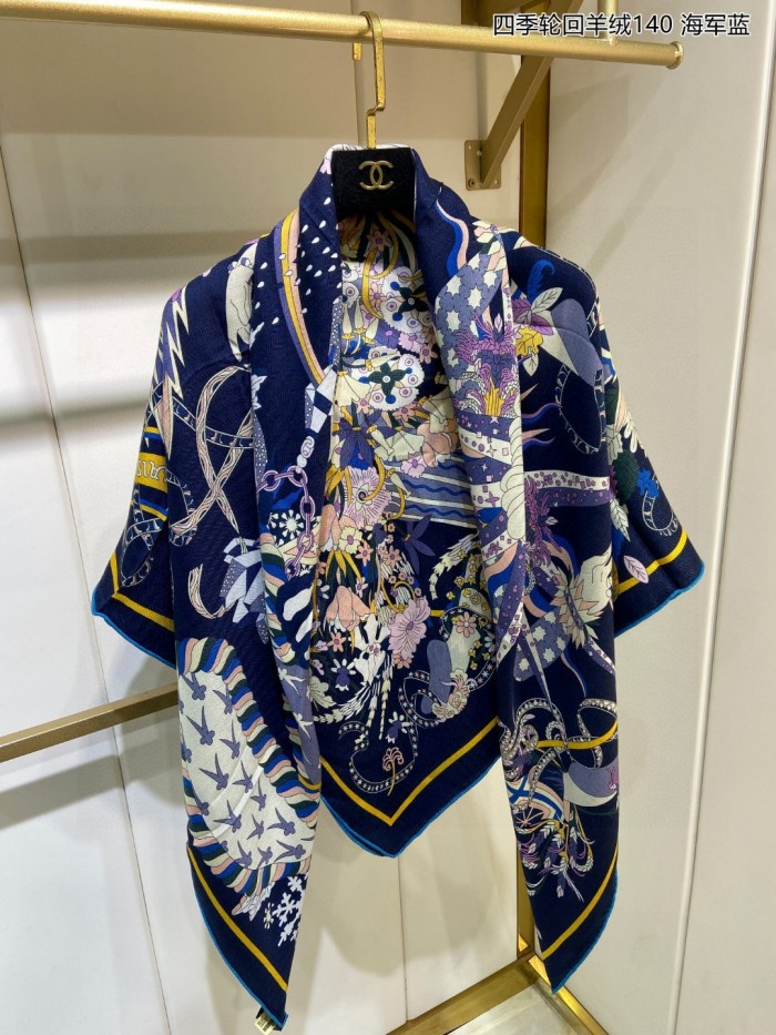 Streetwear Scarf Hermes 323737 SIZE:140cm*140cm