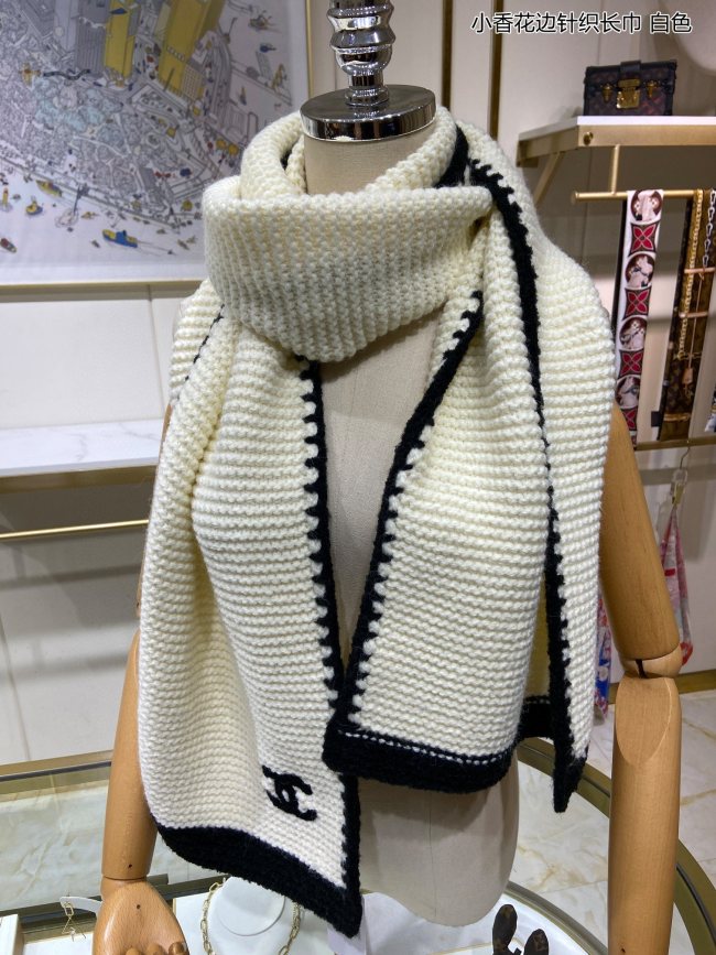 Streetwear Scarf CHANEL 323761 SIZE:33*170cm