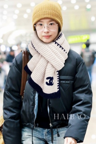 Streetwear Scarf CHANEL 323731 SIZE:33*170cm