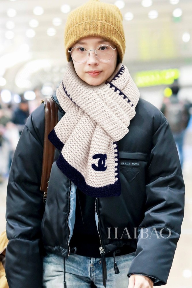 Streetwear Scarf CHANEL 323731 SIZE:33*170cm