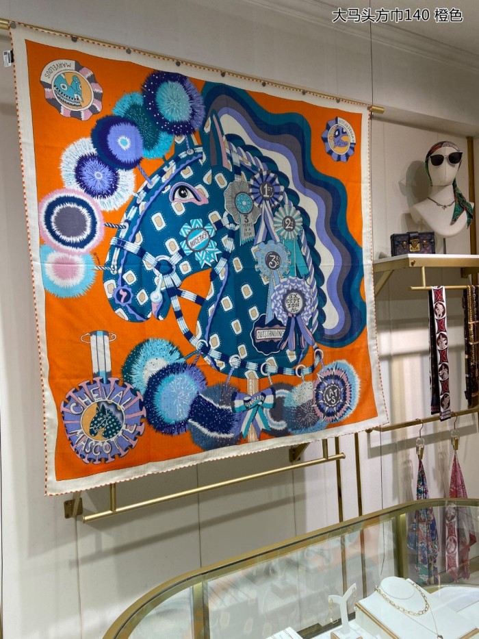 Streetwear Scarf Hermes 323745 SIZE:140cm*140cm