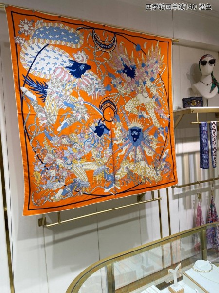 Streetwear Scarf Hermes 323736 SIZE:140cm*140cm