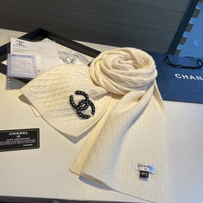 Streetwear Scarf CHANEL 323724 SIZE:33*170cm