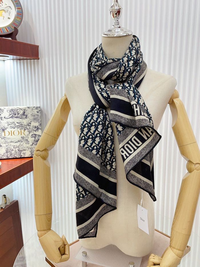 Streetwear Scarf Dior 323675 SIZE:65*185cm