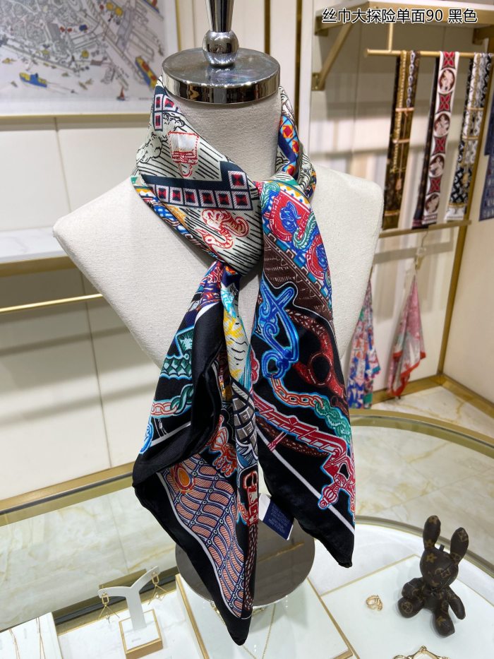 Streetwear Scarf Hermes 326552 SIZE:90cm*90cm